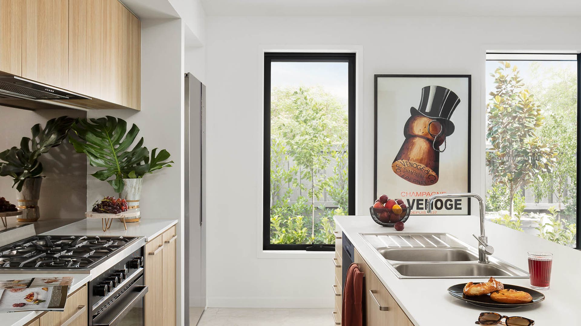Cohen 22 kitchen on display in Lara
