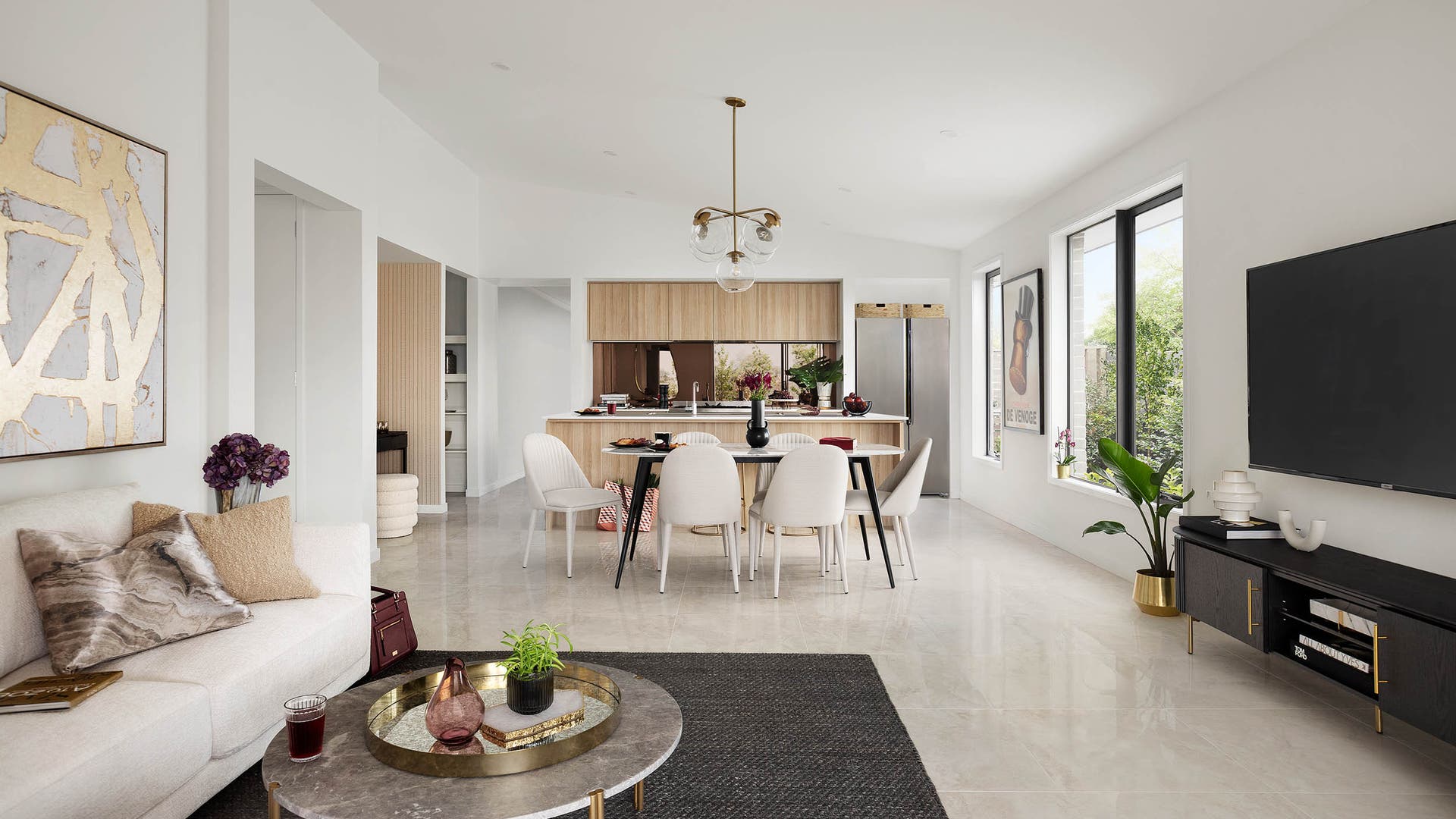 Cohen 22 kitchen on display in Lara