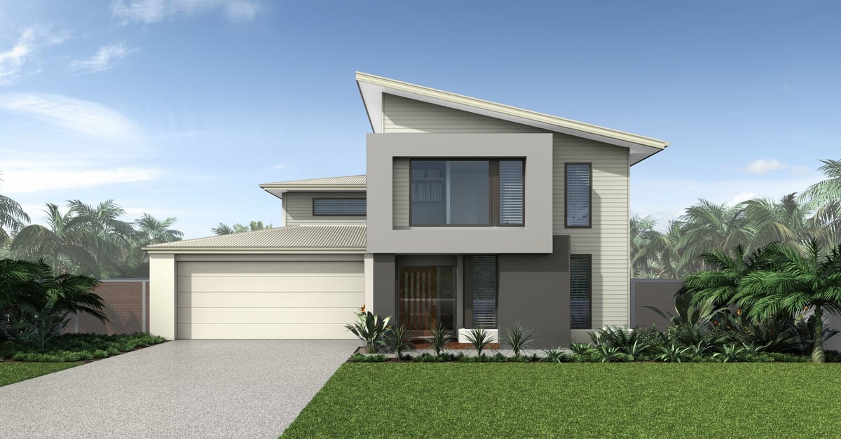New Home Visualiser - Rhodes with Ridge façade | Plantation Homes