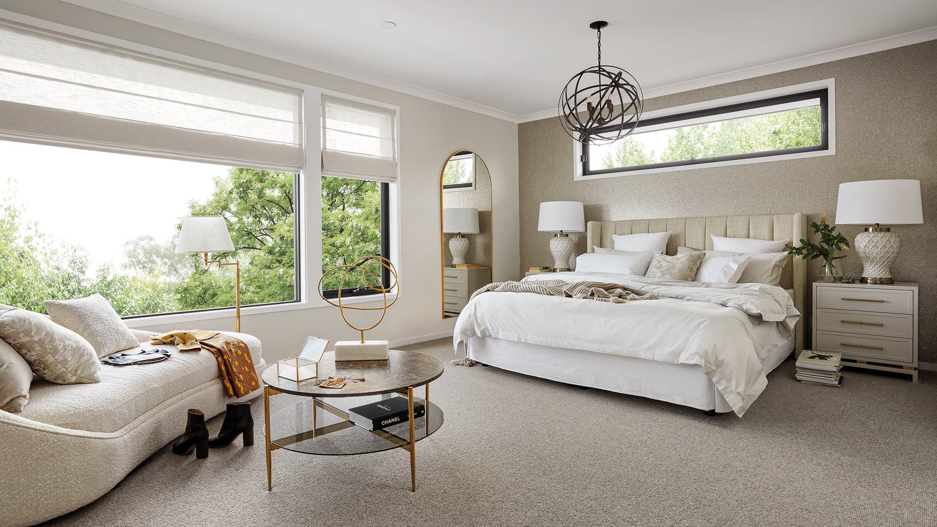 Sahara 36 master bedroom on display in Berwick