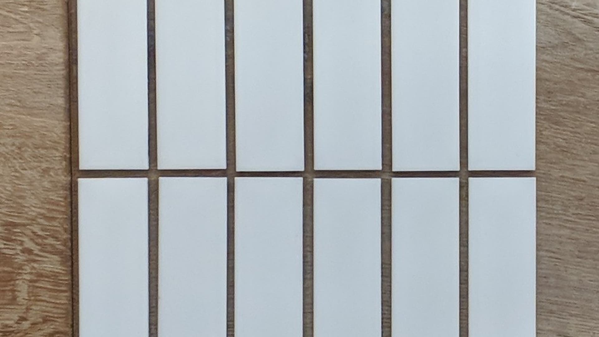 Vertical and stacked subway tiles