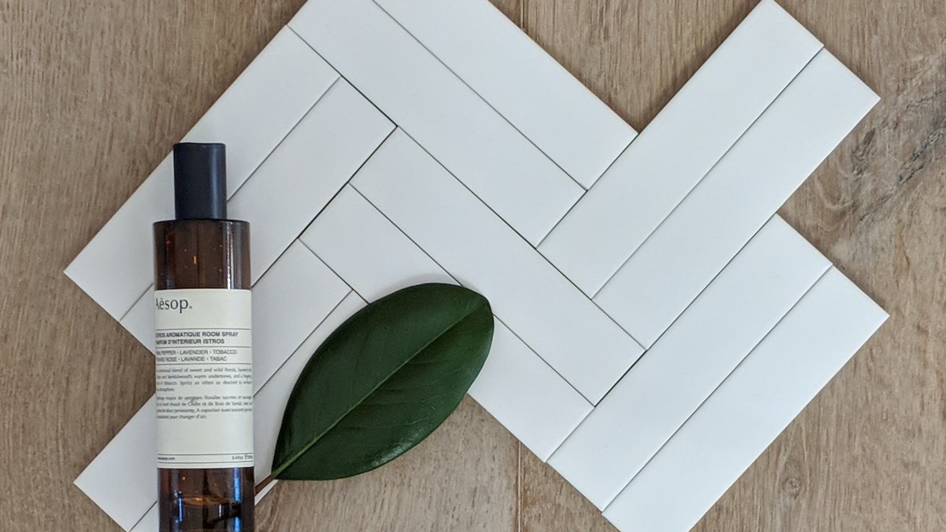 Traditional herringbone pattern