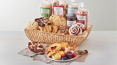 Bakery shop gift basket