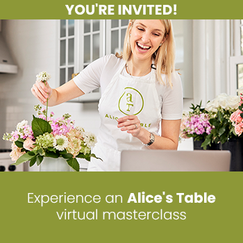Alice's Table Invitation Banner