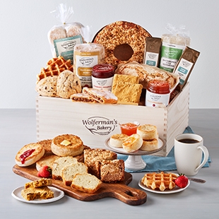 Grand Berry Breakfast Box by Wolferman's - Gourmet Gift Delivery - Just Because Gifts - Gift Boxes Delivered
