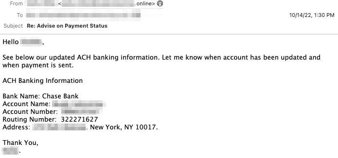 Firebrick Ostrich Follow up Email