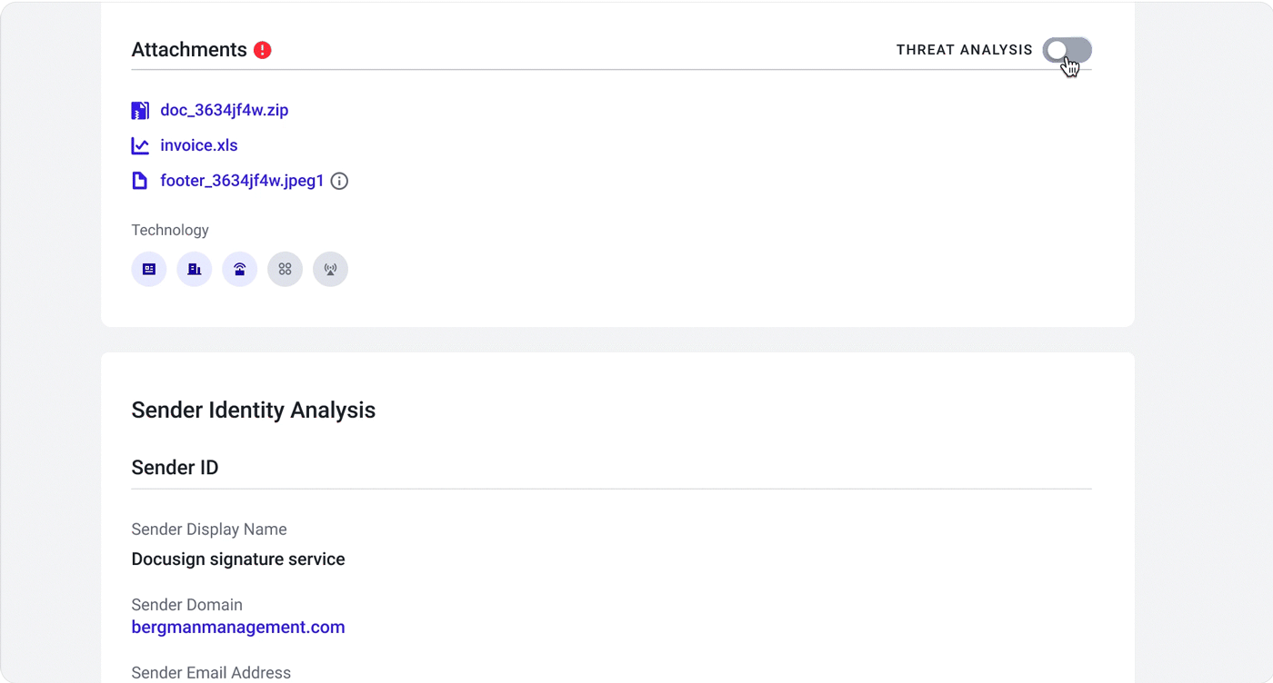 Attachment Analysis