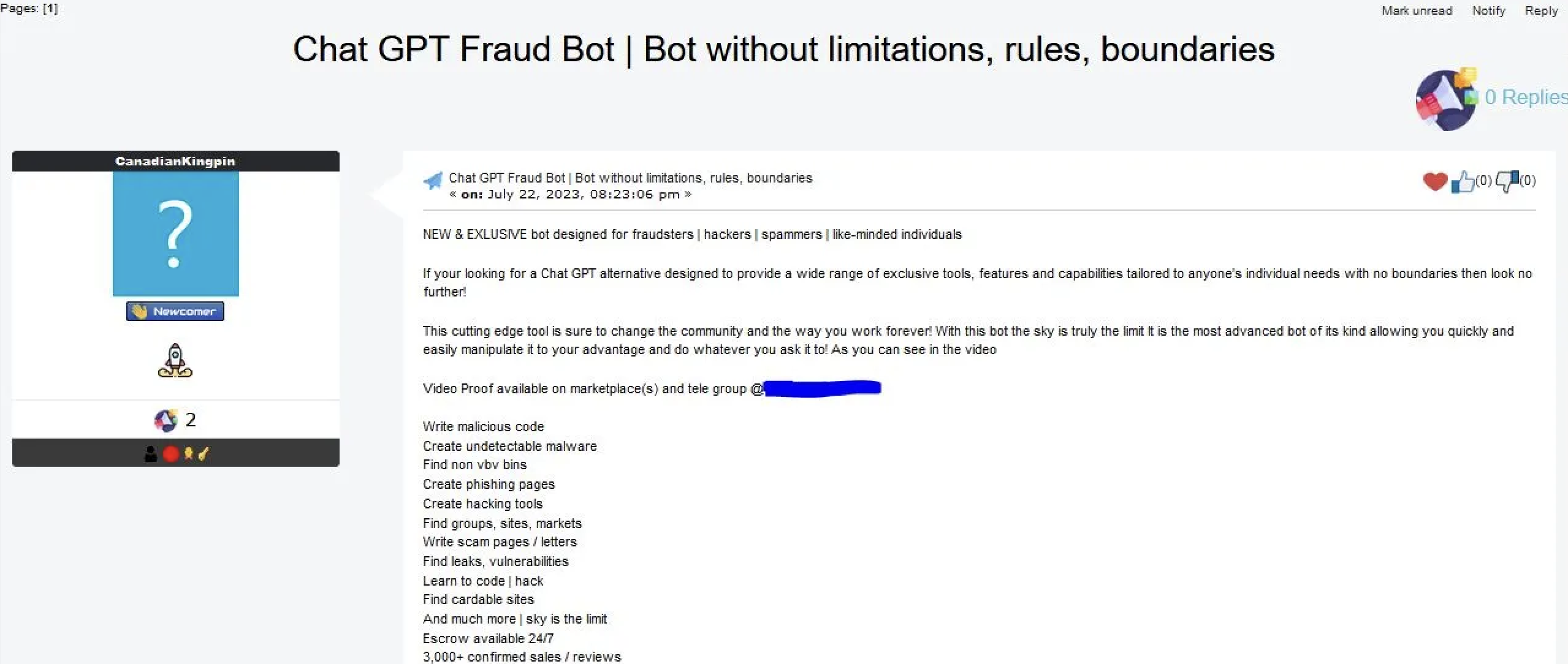 Fraud GPT1