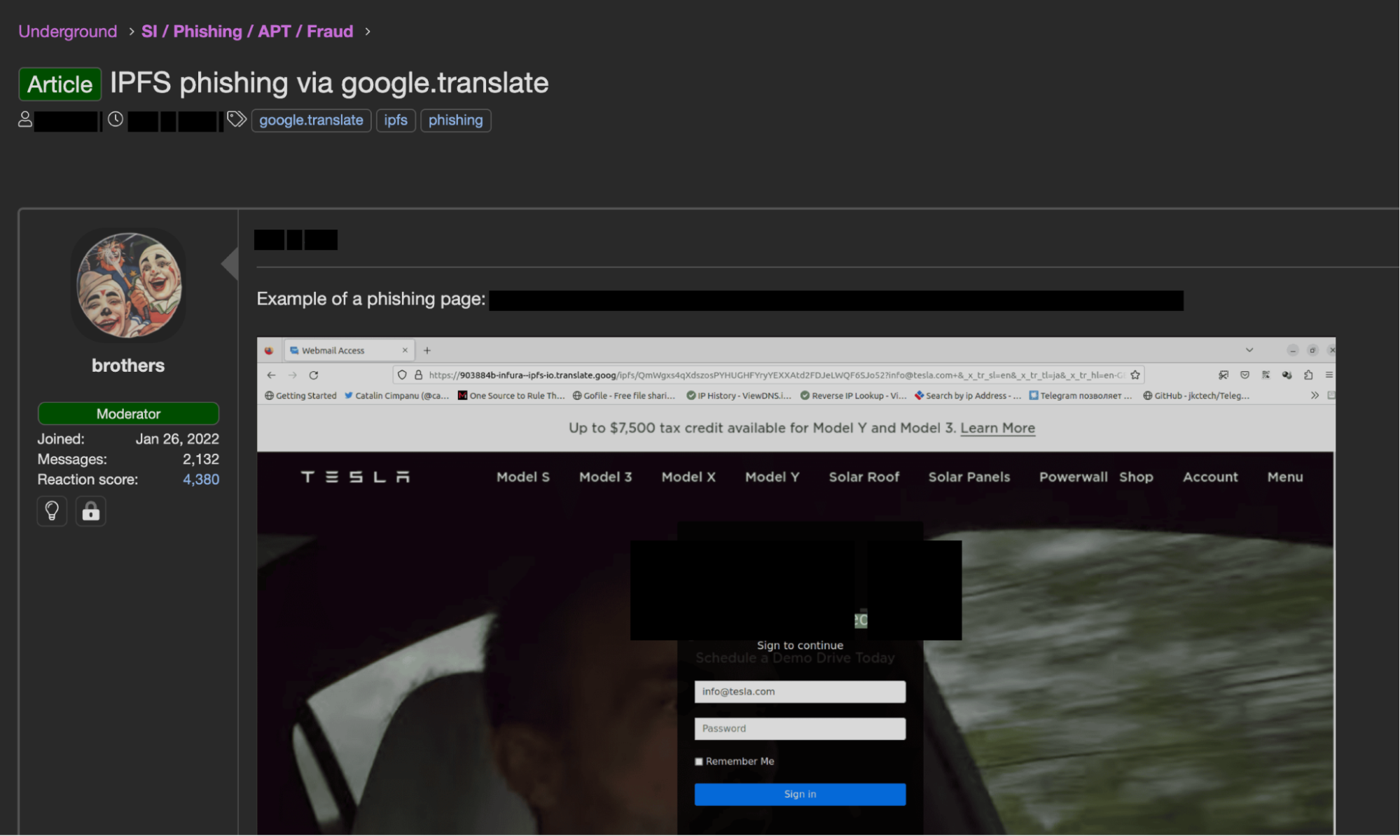 Weaponizing Google Translate Blog Forum Discussion