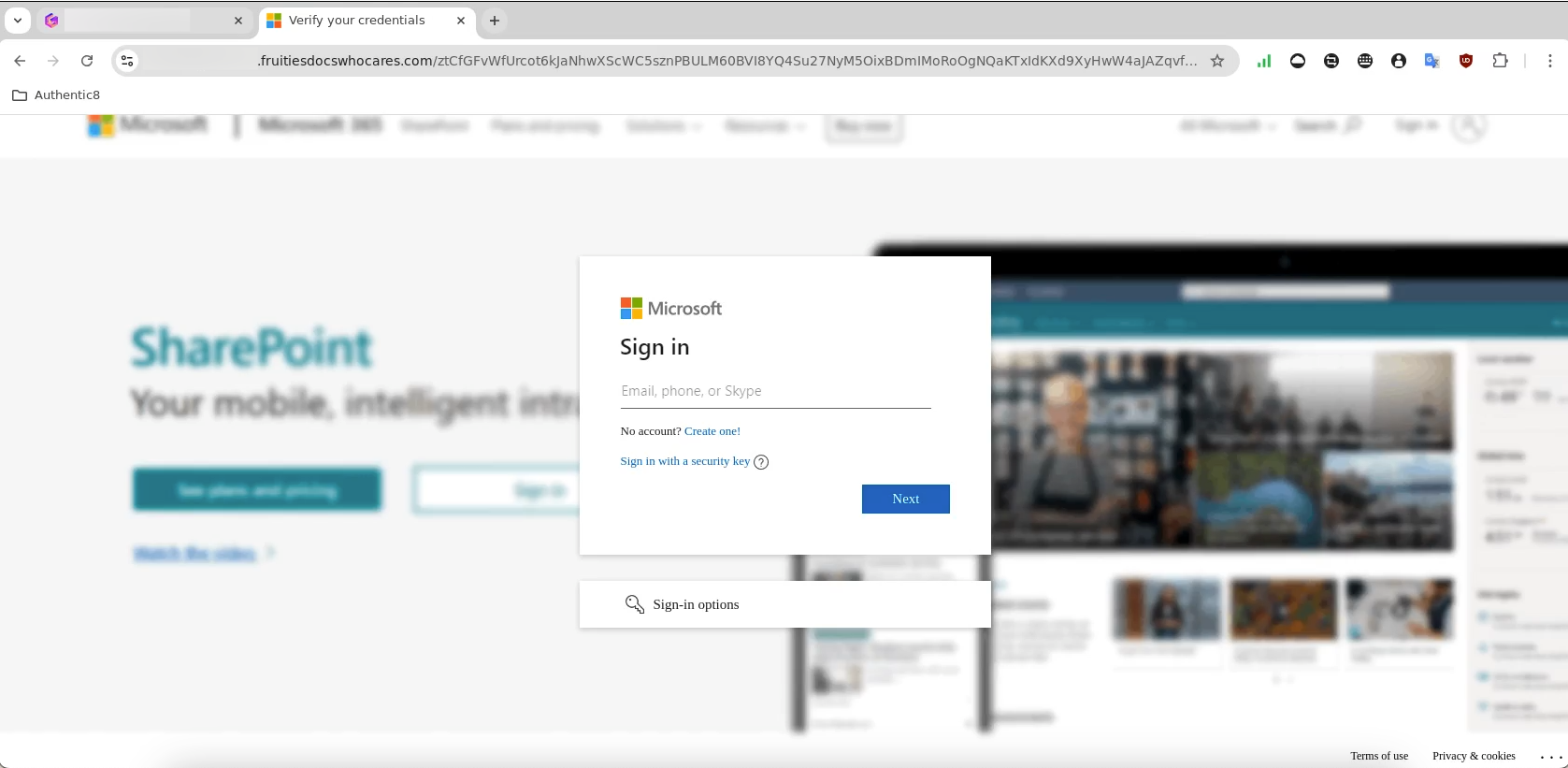 Gamma App Attack 4 Microsoft Login E