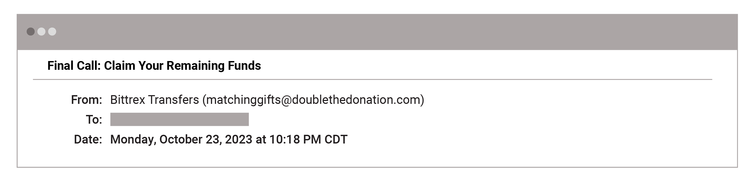 Bittrex Phishing Attack Email 2 Header E