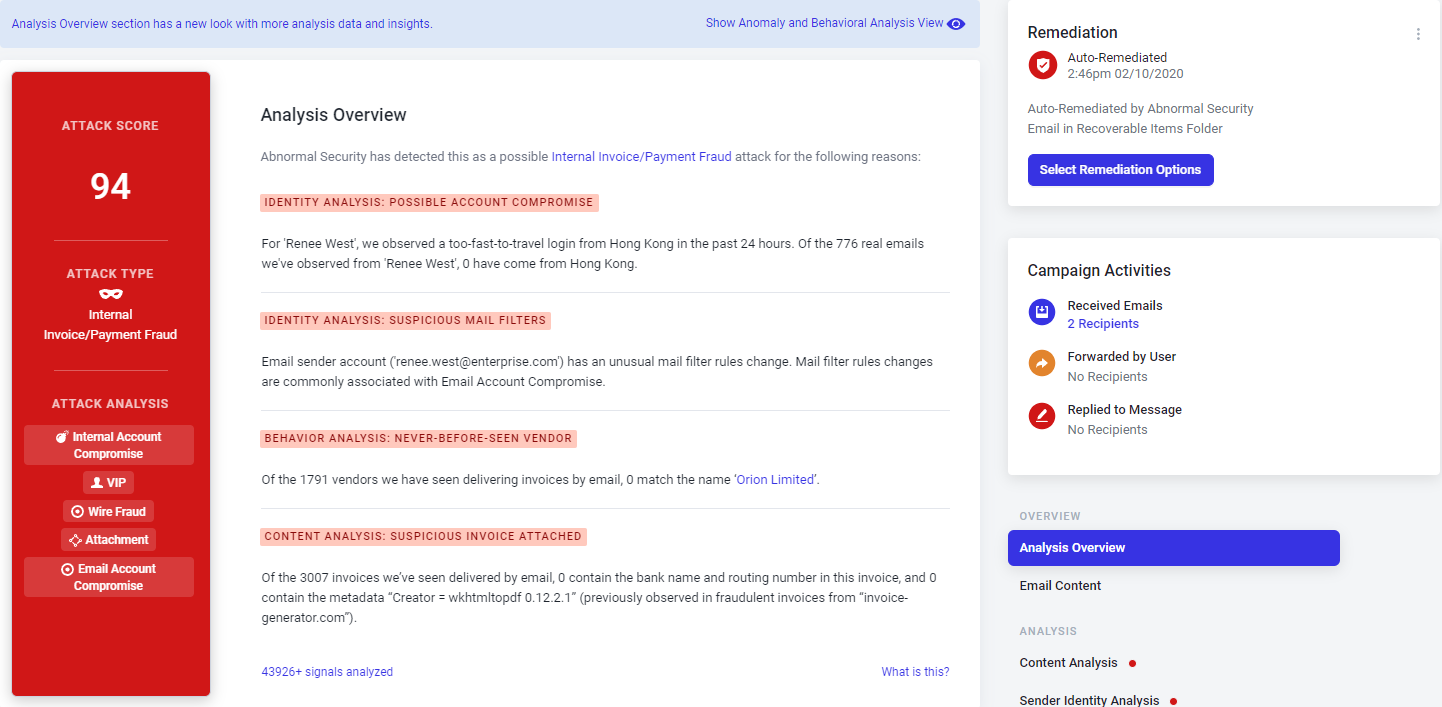 Ato analysis overview