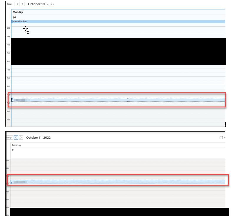 Spam Calendar Blur