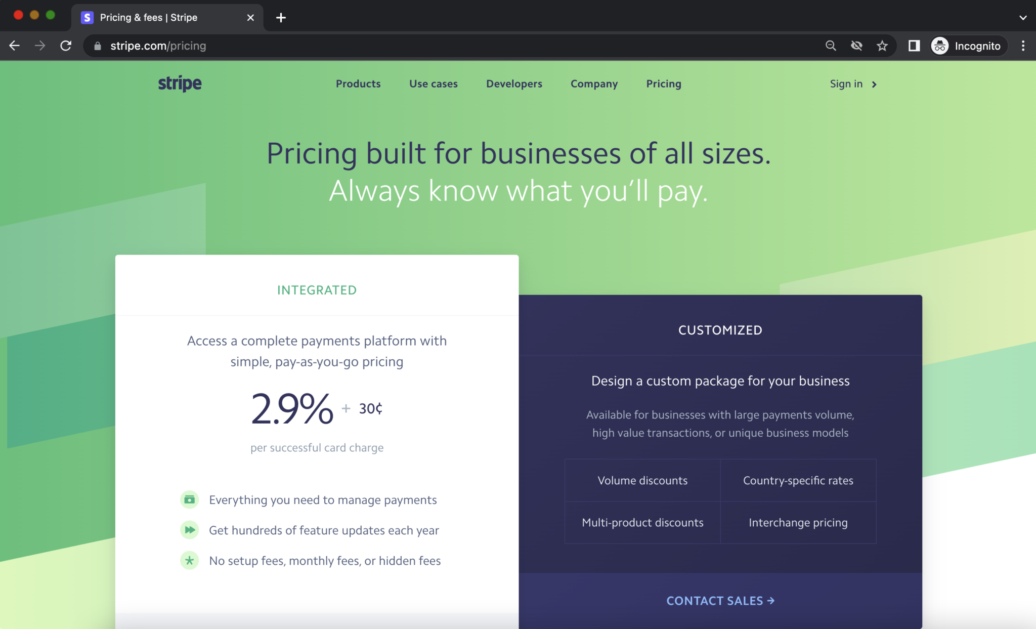 Stripe Credential Phishing Attack Stripe Pricing Page Real