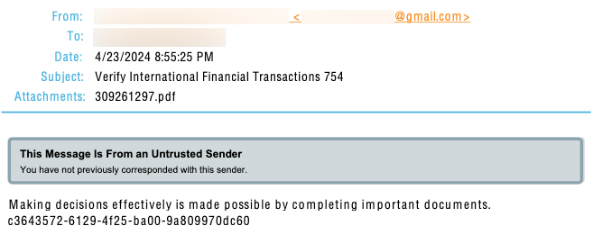 Government Official Impersonation SSN Suspension Email E