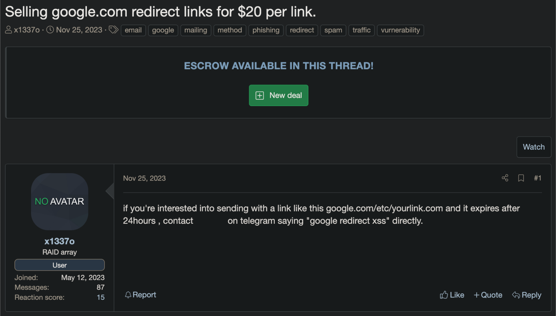 Exploiting Google Services Blog Open Redirect