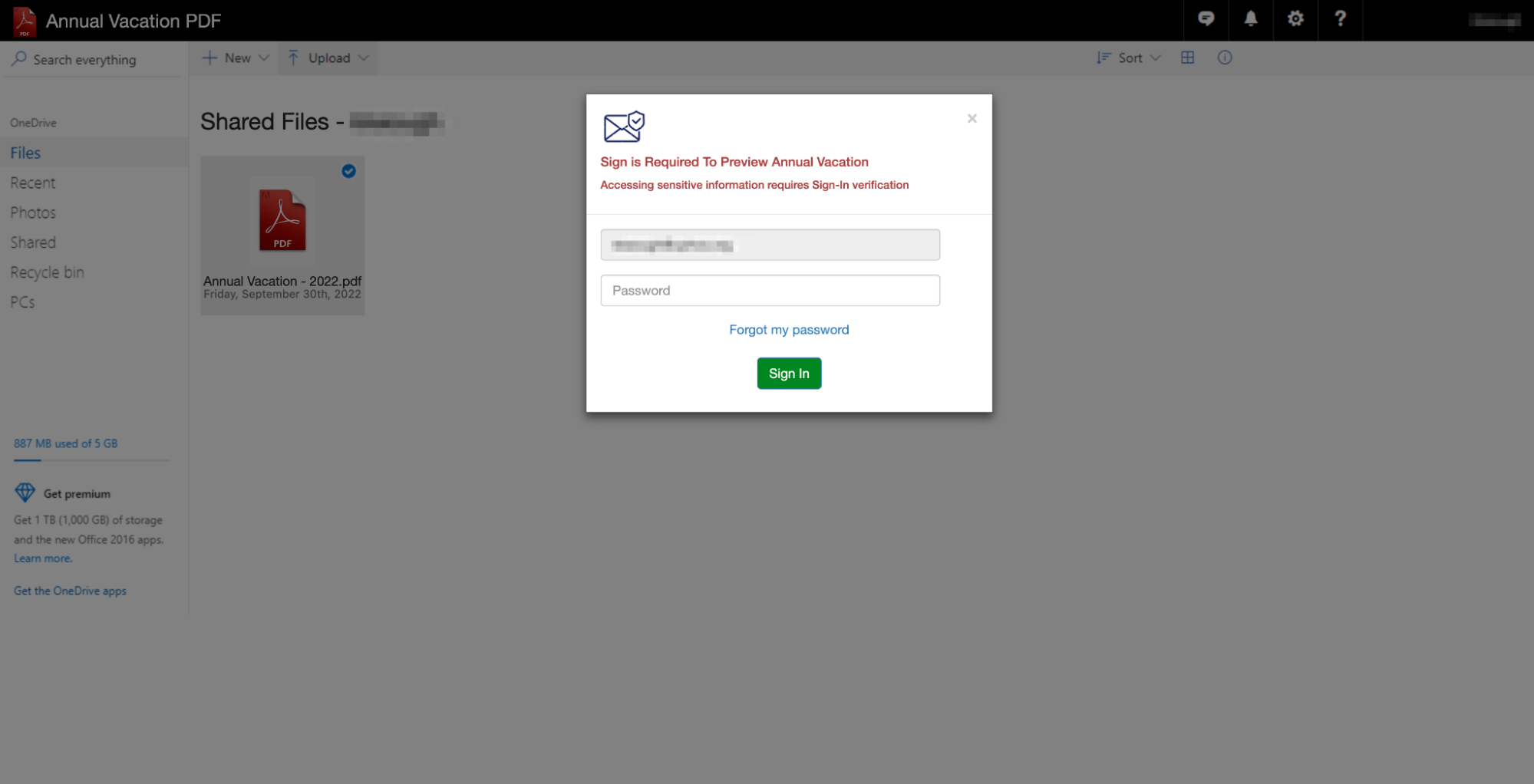 Salary phishing page