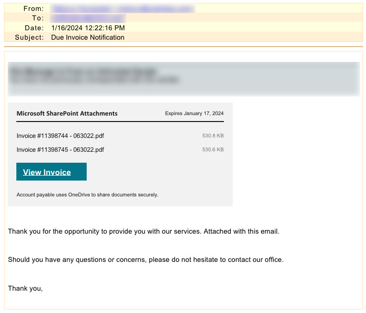 AI Compromised Attorney Account Fake Share Point Phishing Page Email E