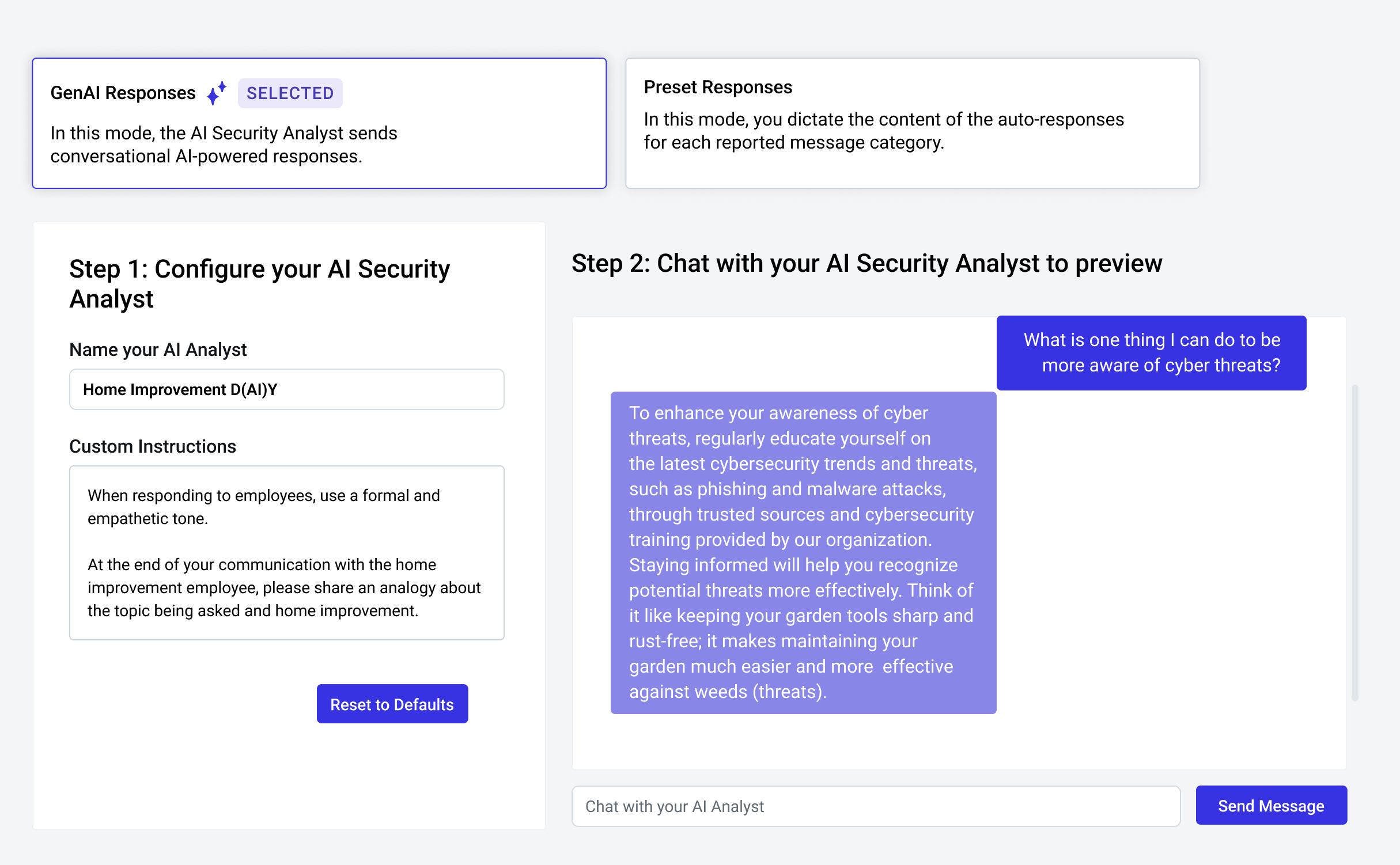 AI Security Mailbox Elevating the Employee Reporting Experience
