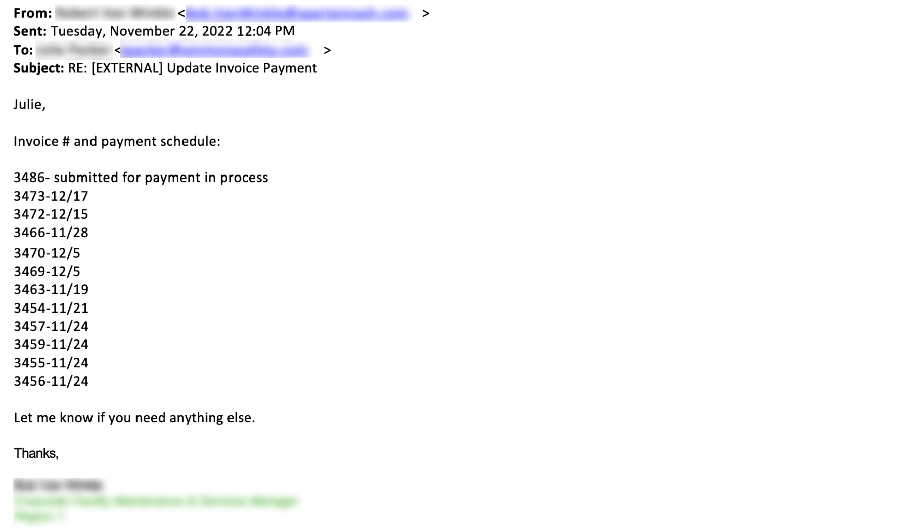 Examples of Attack Engagement A2