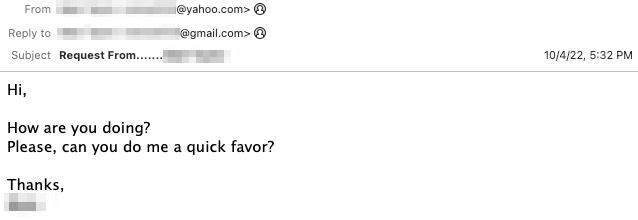 Lilac Wolverine Initial Email Example 3