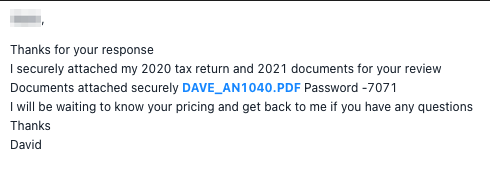 Fake PDF link that is a mega[.]nz file share link to Sorillus RAT