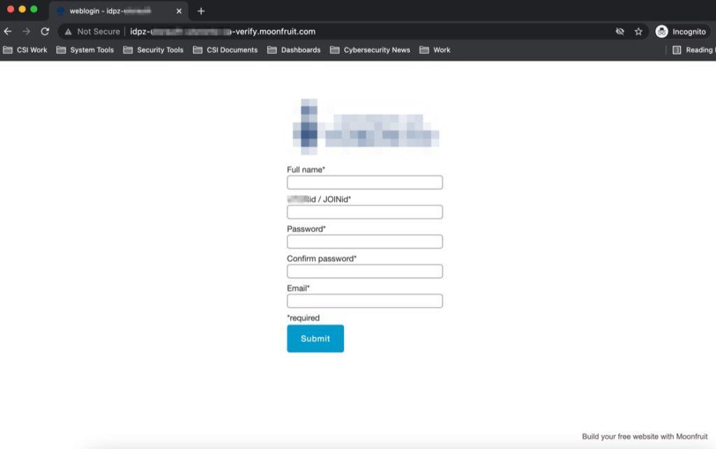 University credential phishing payload 1024x642