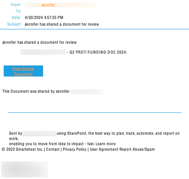 AI Compromised Email Internal Employees Phishing Email E