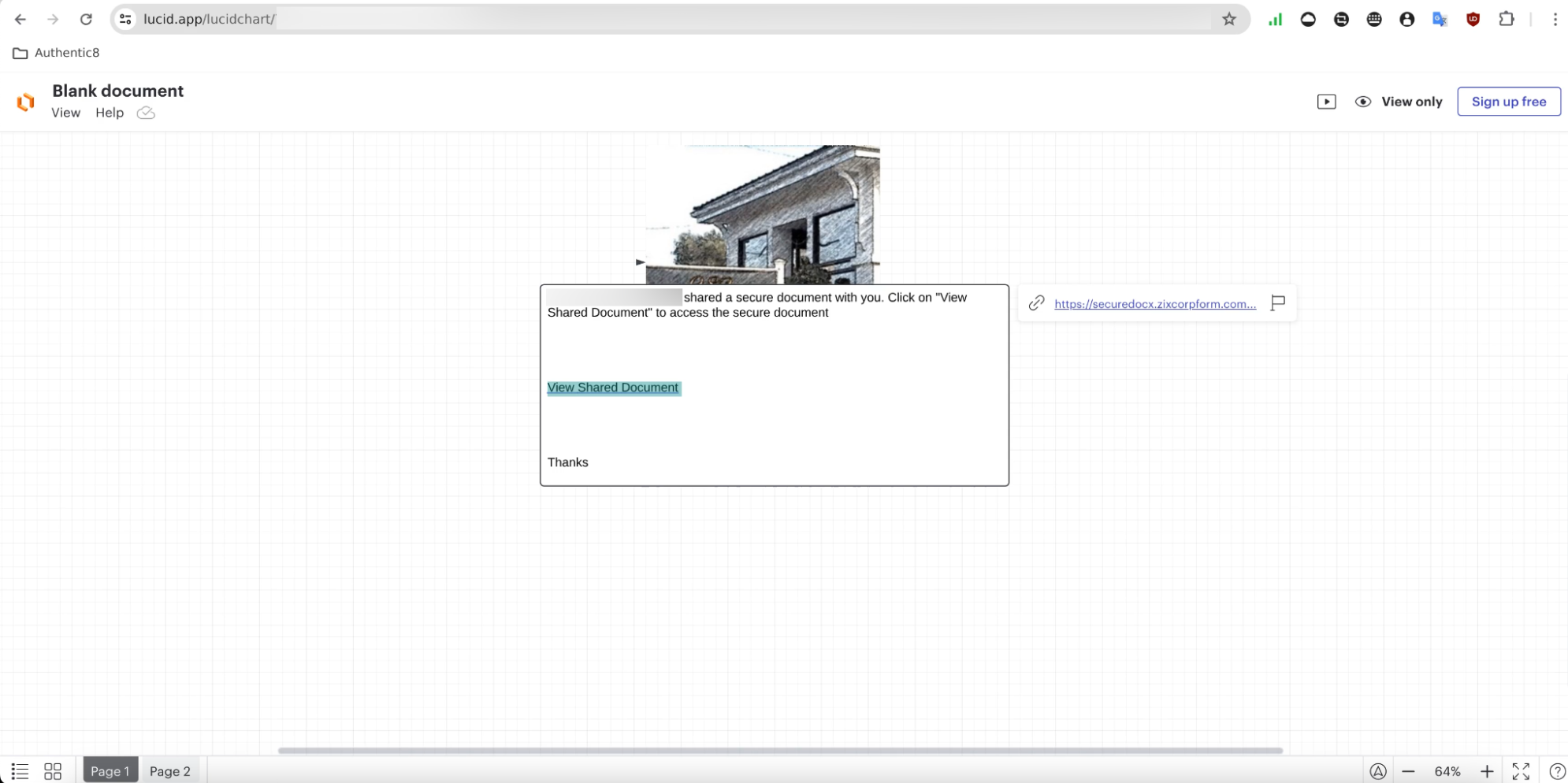 Design Diagramming Tools Attack Lucidchart Phishing Page E