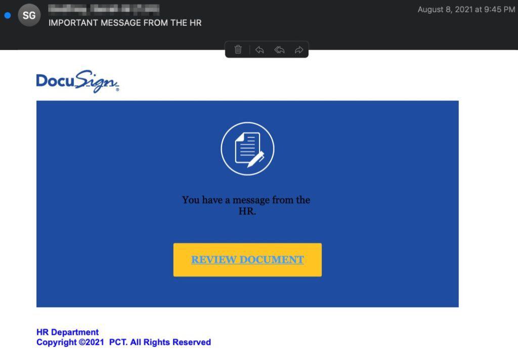 Faculty docusign email
