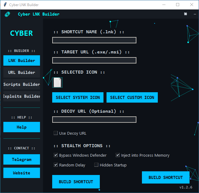 Cyber LNK 1 LNK Builder