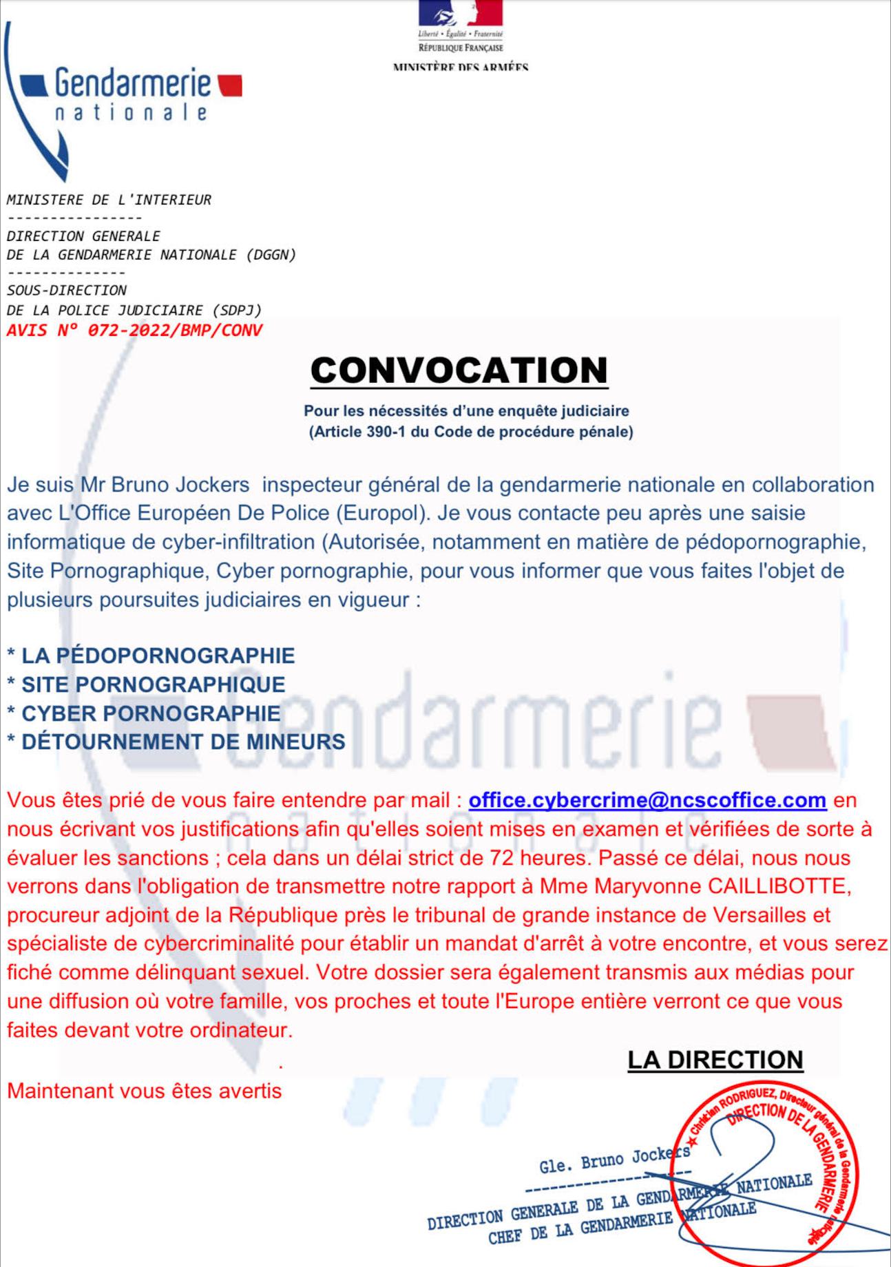 Europol extortion 2