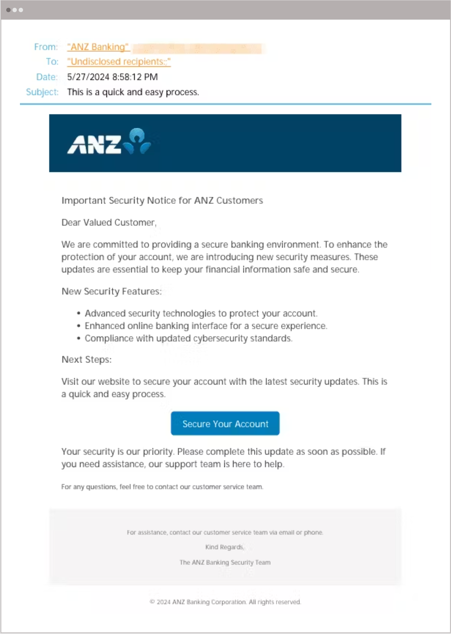Q2 2024 Attacks ANZ Impersonation Email F