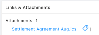 Calendar invite email ICS attachment