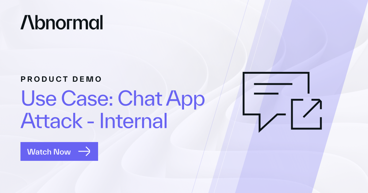 Use Case: Chat App Attack - Internal