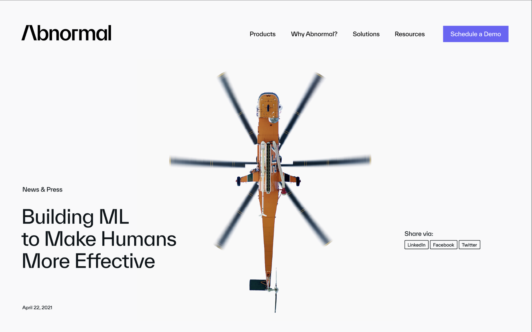 A screenshot of Abnormal.AI's Brand Design from ALINE 