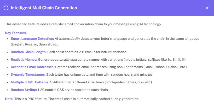 HTMLMIX 10 Automated Fake Thread Interface