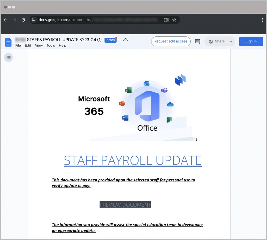Cyberattack Forecast Emerging Threats File Sharing Phishing Google Doc