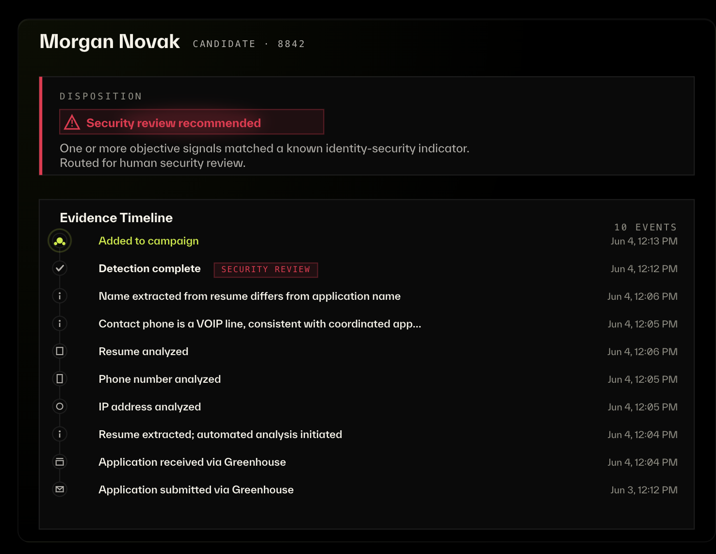 Infiltration Prevention Screenshot