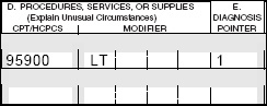 Example of unilateral test billing