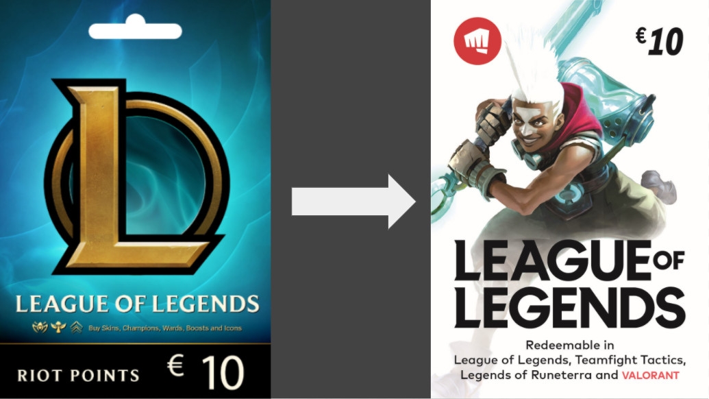graphic anywhere coupler Card cadou preplătit nou pentru jocuri multiple - League of Legends