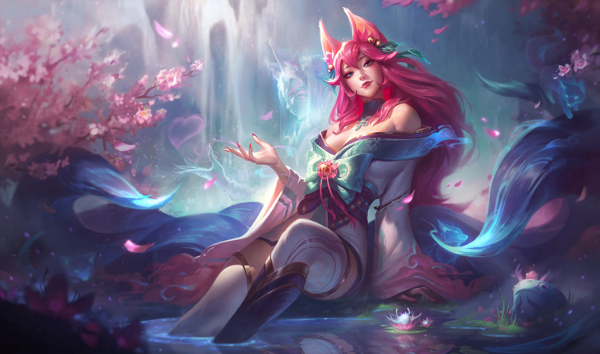 Ahri fleur spirituelle