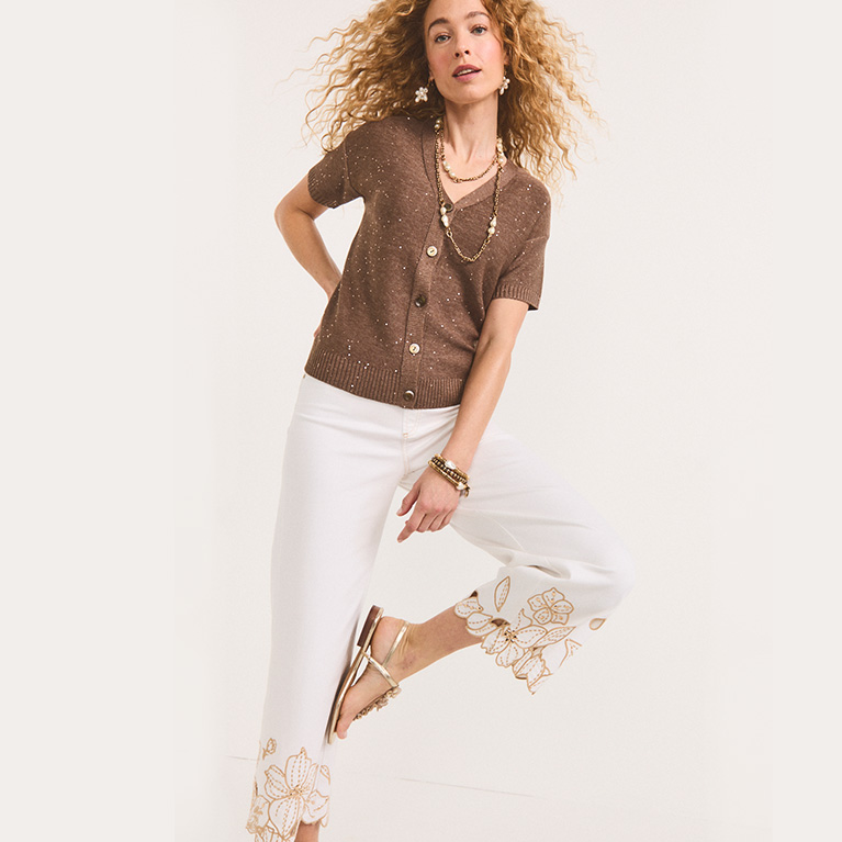 Crepe Pleated Wide-Leg Pants | Chico's