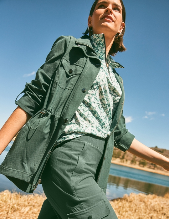 ジャケット・アウター CUTWORK EMBROIDERY JACKET Travelers™ Collection Embroidered Lace Cutwork Jacket | Chico's