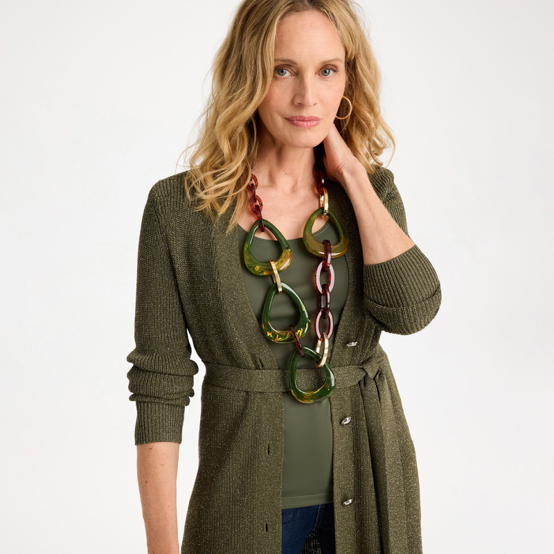 Fuzzy Collarless Animal Print Jacket | Chico's