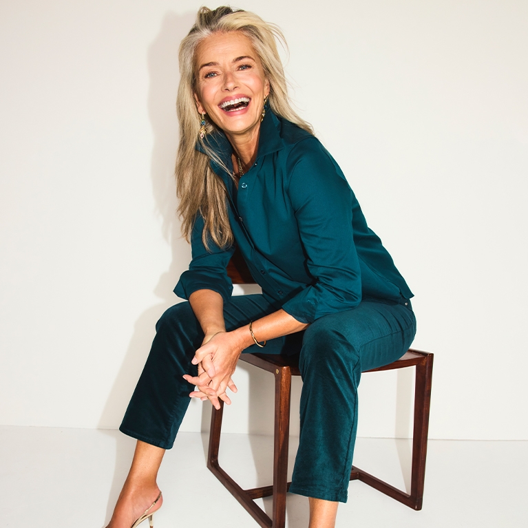 Ella Mockneck Jacquard Pullover Sweater | Chico's