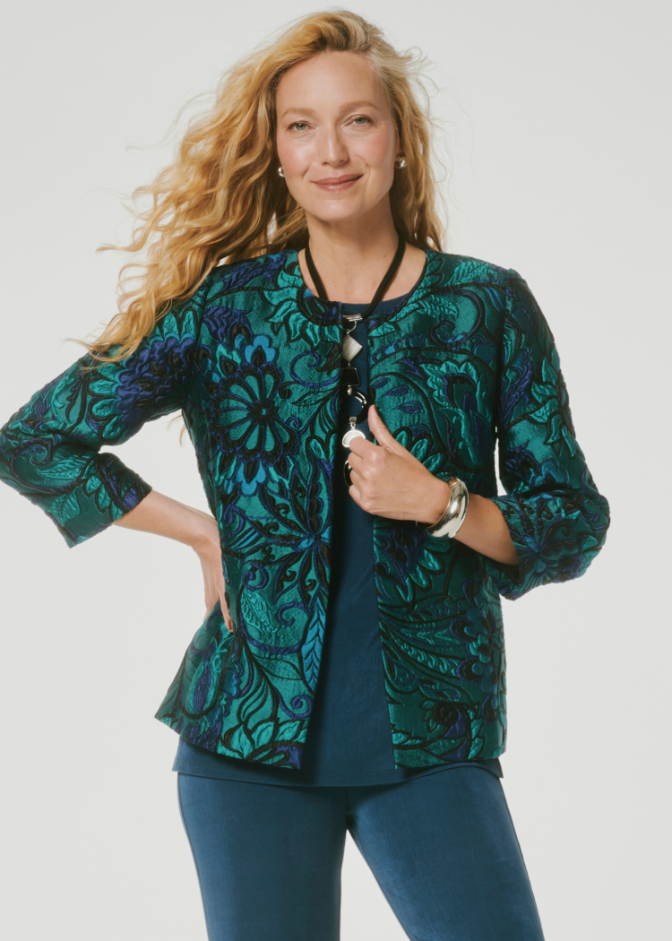 Zenergy® Ripstop Floral Nights Anorak Jacket | Chico's