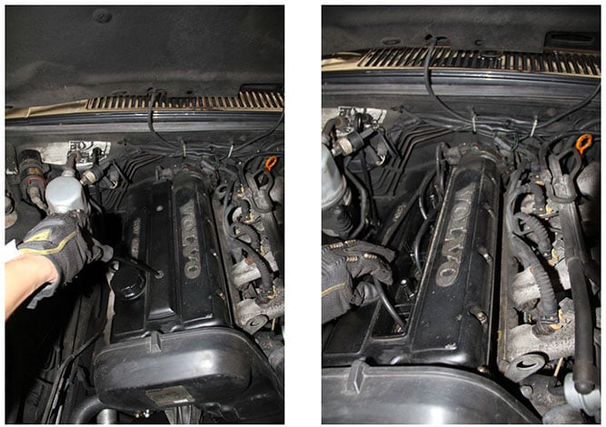 1. Remove Spark Plug WIres