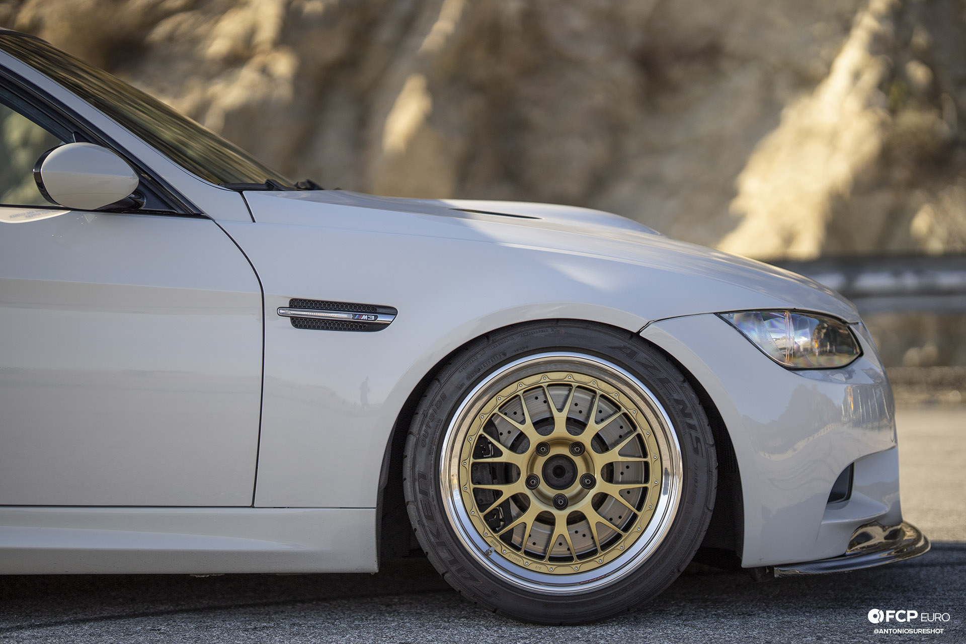 BMW E90 M3 Sedan Slicktop BBS E88 KW Suspension BBS Wheels